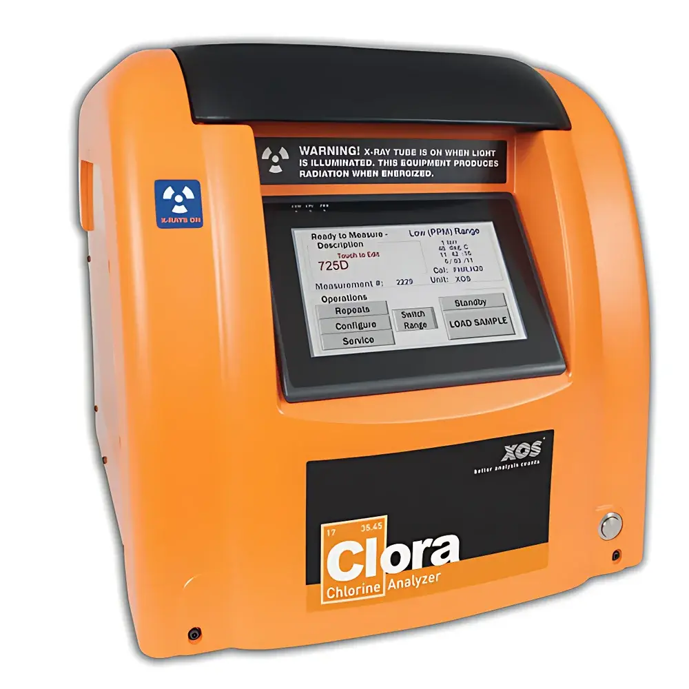 XOS Clora Single-Wavelength Wavelength-Dispersive X-Ray Fluorescence Chlorine Analyzer