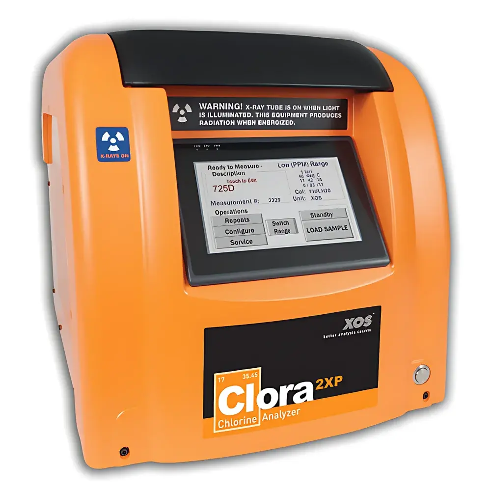 XOS Clora 2XP Monochromatic Wavelength-Dispersive X-Ray Fluorescence Chlorine Analyzer