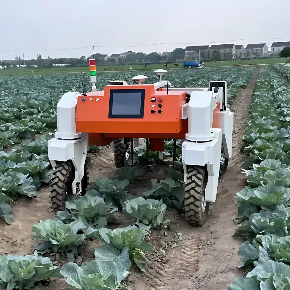 FHI-Bot Autonomous High-Clearance Field Inspection and Weeding Robot by BiAgro (RockTec)