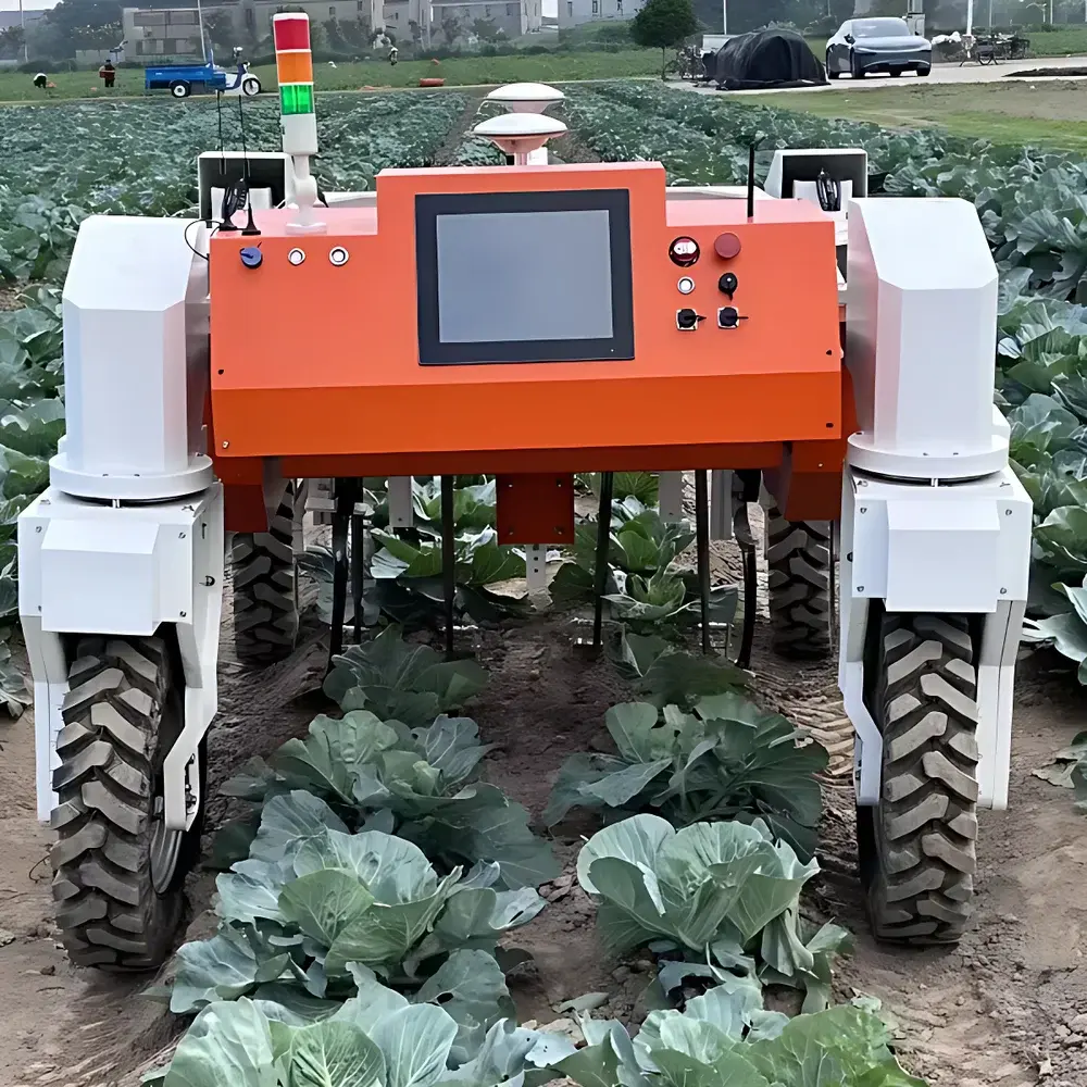 FHI-Bot Autonomous High-Clearance Field Inspection and Weeding Robot by BiAgro (RockTec)