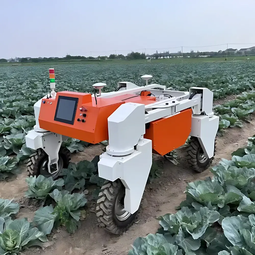 FHI-Bot Autonomous High-Clearance Field Inspection and Weeding Robot by BiAgro (RockTec)