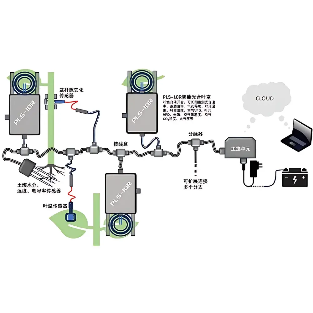 Zealquest AI PTM-NG26 Distributed Plant Photosynthetic Physiology & Environmental Monitoring System