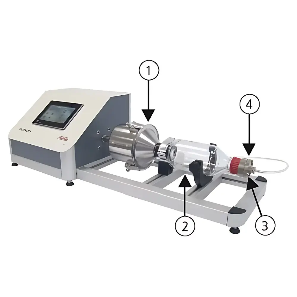 Heubach Dustmeter Seed Coating Abrasion Tester