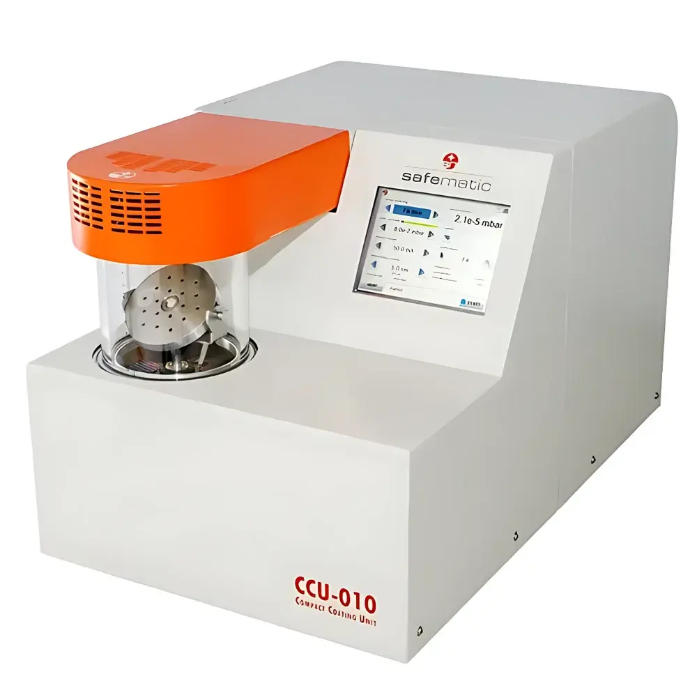 Safematic CCU-010 HV High-Vacuum Coating System for Electron Microscopy