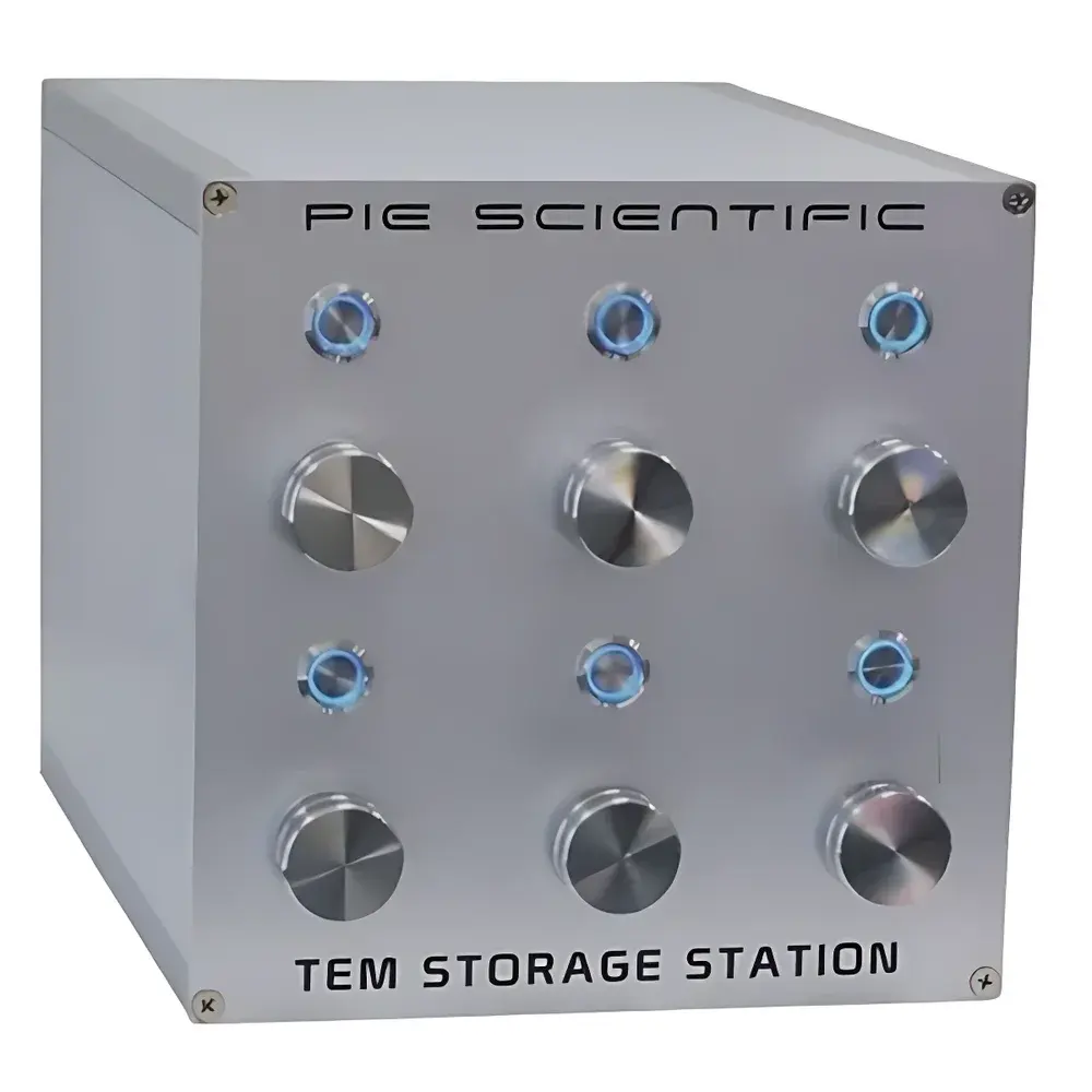 TEM Cube Plasma Cleaning & High-Vacuum Storage Station for TEM/SEM Sample Holders