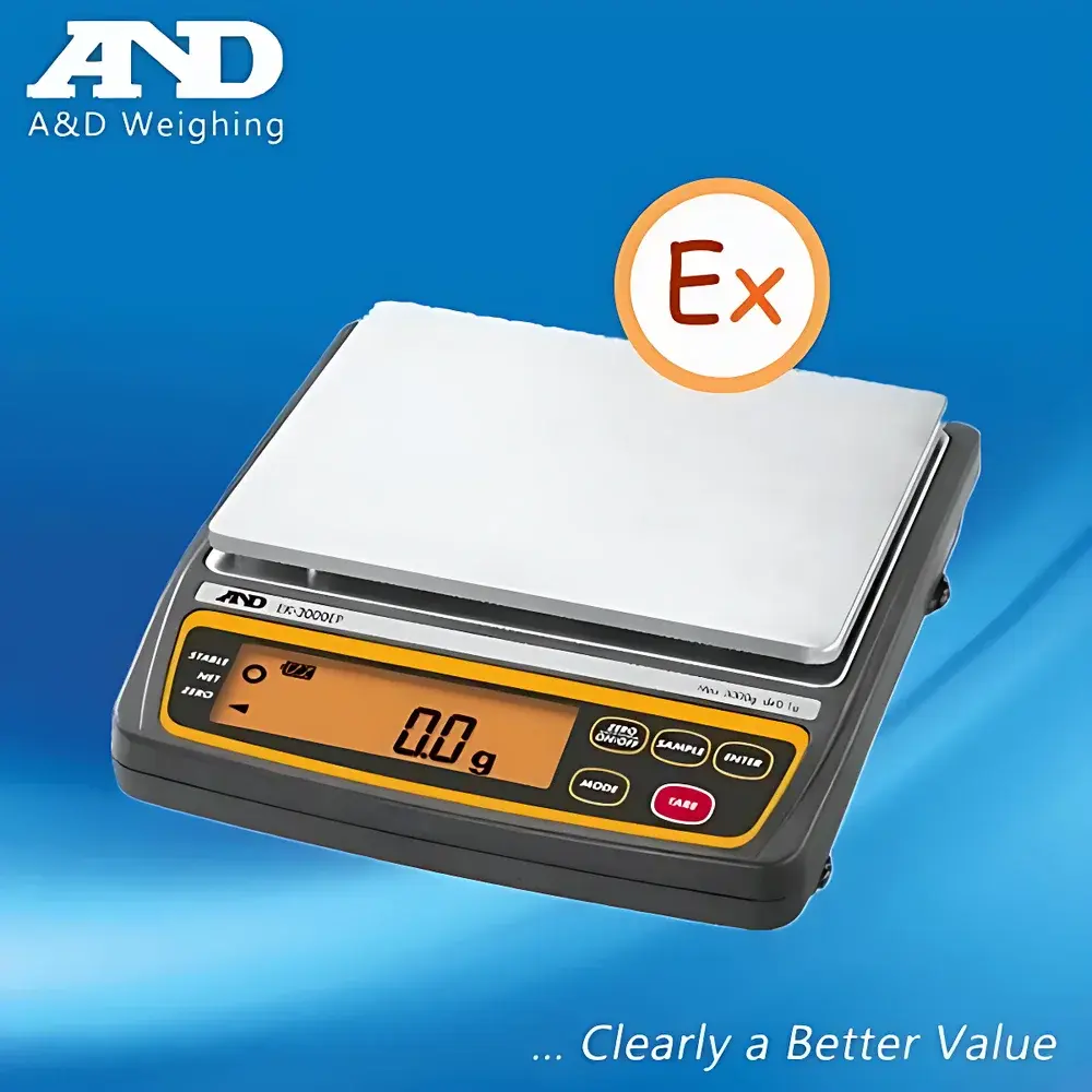 A&D EK-300EP Intrinsically Safe Precision Balance (IECEx, ATEX, FM/CSA Certified)