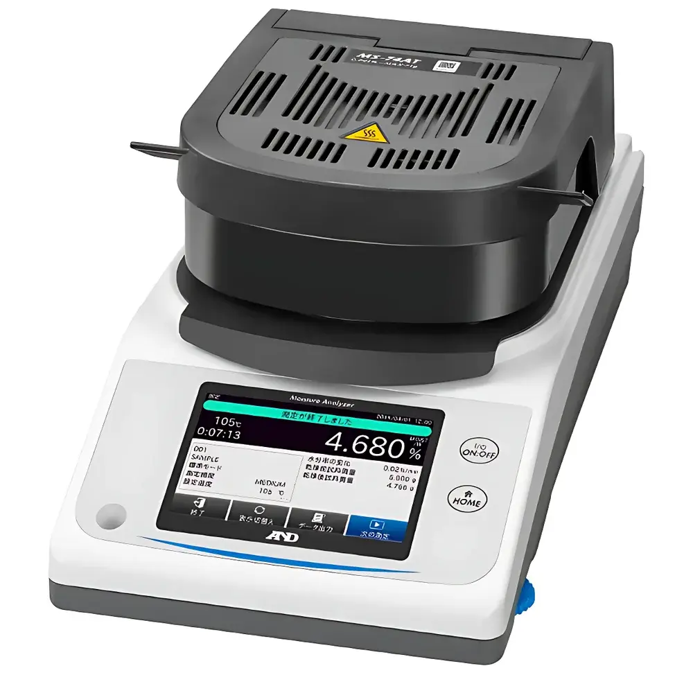 A&D MS-74AT Touchscreen Halogen Moisture Analyzer