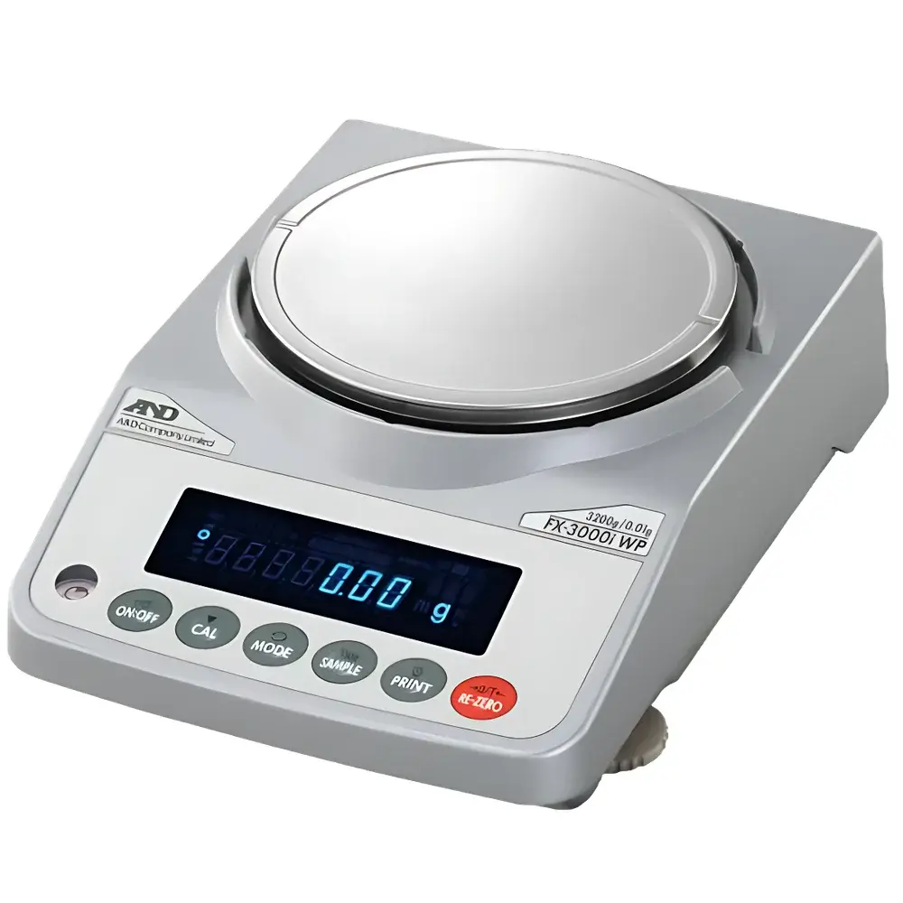 A&D FX-3000iWP IP65 Dust- and Water-Resistant Precision Balance