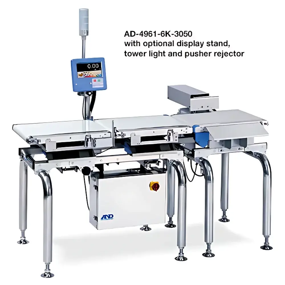 A&D AD-4961-6K-3035 High-Speed Checkweigher System