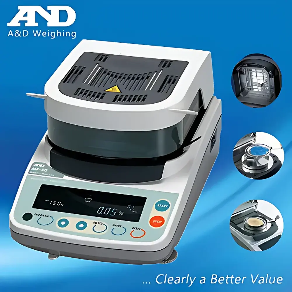 A&D MS-70 Halogen Moisture Analyzer
