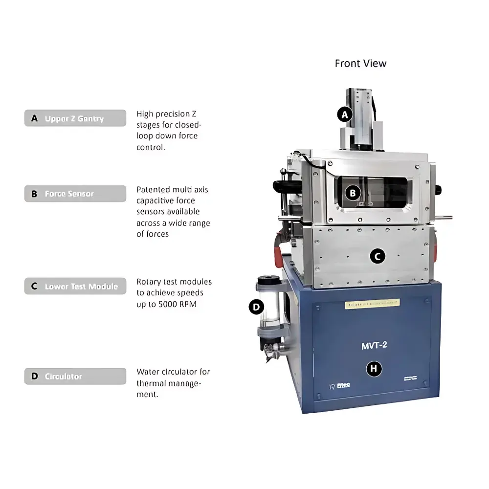 Rtec MVT-2 High-Low Temperature Vacuum Tribological Tester