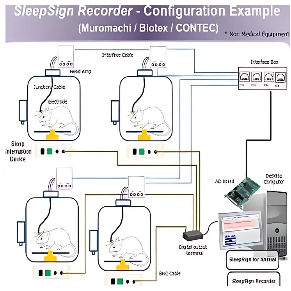 Kissei SleepSign Recorder for Animal Sleep Deprivation Studies