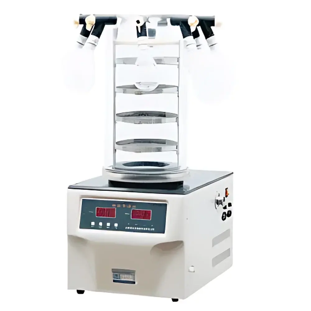 BIOCOOL FD-1C-50 & FD-1C-80 Manifold-Type Benchtop Freeze Dryer