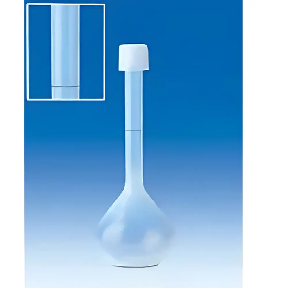 Vitlab PFA Volumetric Flask, Class A (DIN EN ISO 1042), 10–500 mL