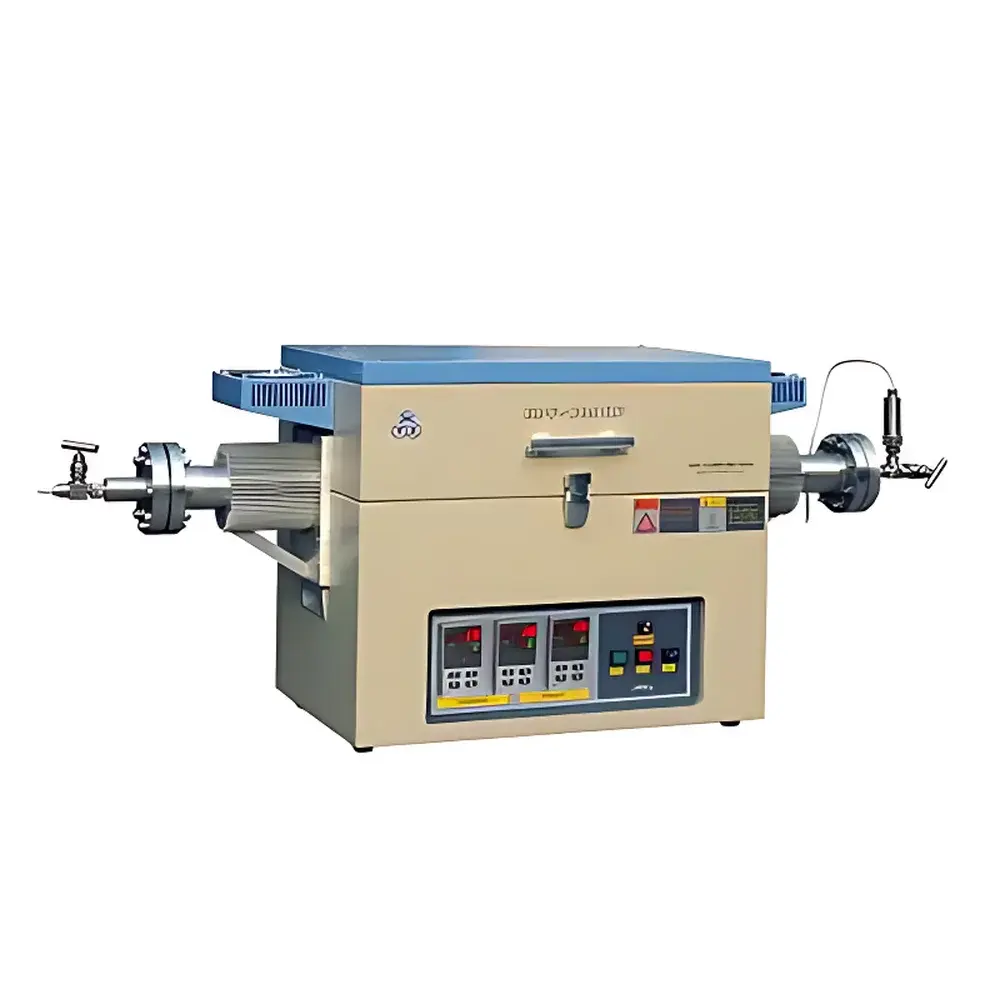 KJ GROUP OTF-1200X-II-HVHP-80 Dual-Zone High-Pressure Tube Furnace (up to 800 °C, 7 bar)