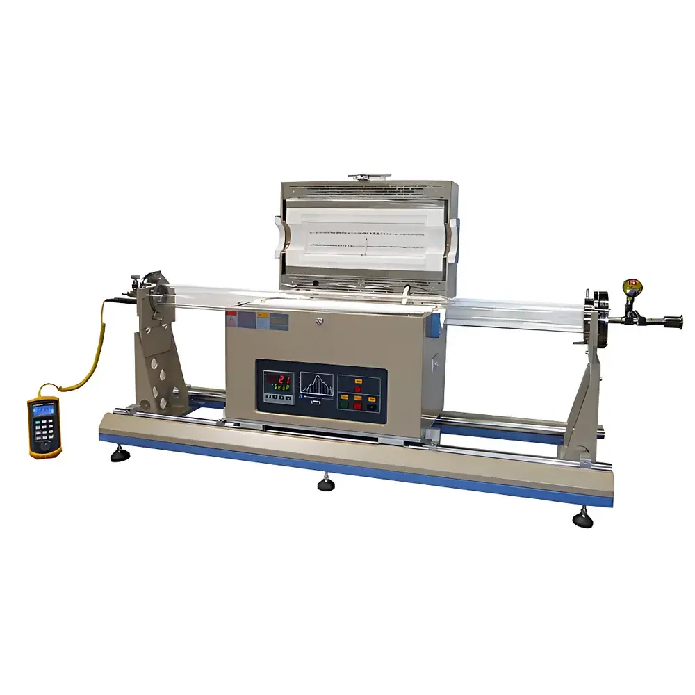 KJ GROUP OTF-1200X-80SL Single-Zone Sliding Tube Furnace with Rapid Heating/Cooling Capability