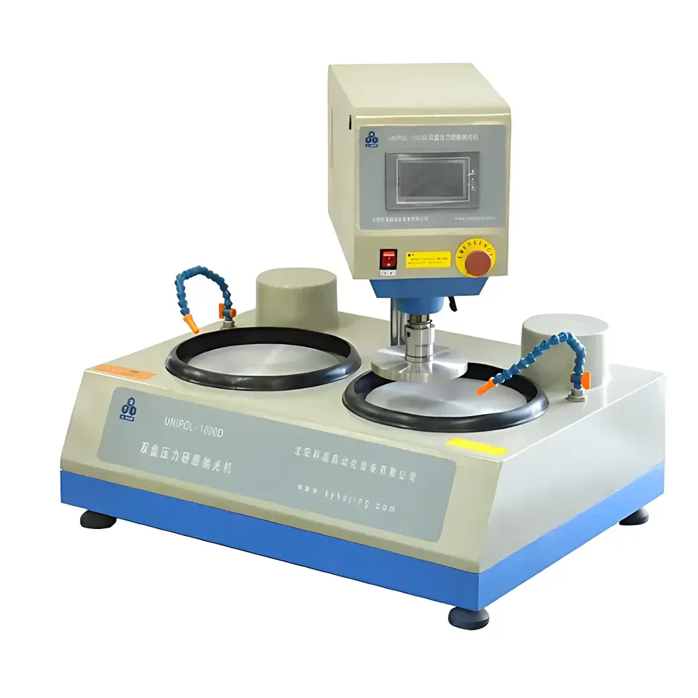 KJ GROUP UNIPOL-1000D Dual-Station Pressure-Controlled Grinding and Polishing System