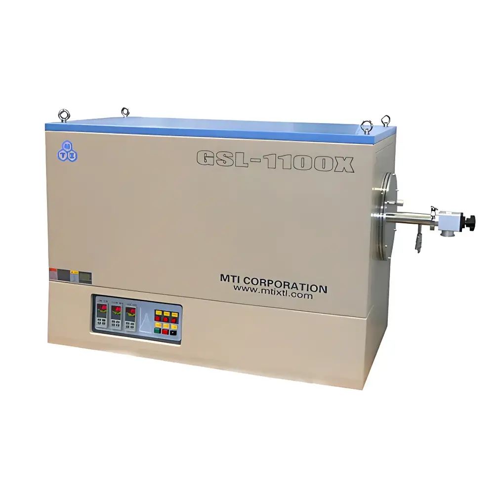 KJ GROUP GSL-1100X-III-D11-8 Dual-Tube Triple-Zone High-Temperature Tube Furnace