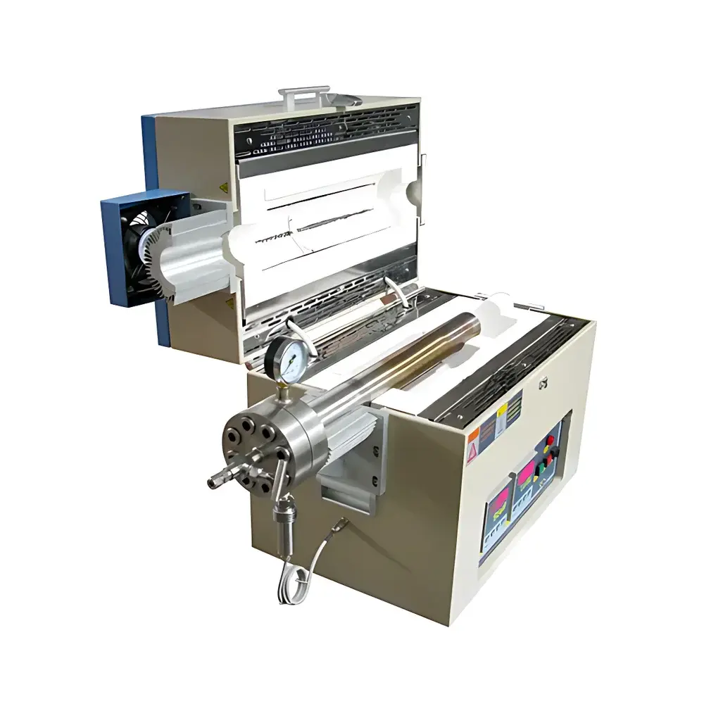 KJ GROUP OTF-1200X-HP-55 High-Pressure Tube Furnace (1100 °C, 20 MPa)