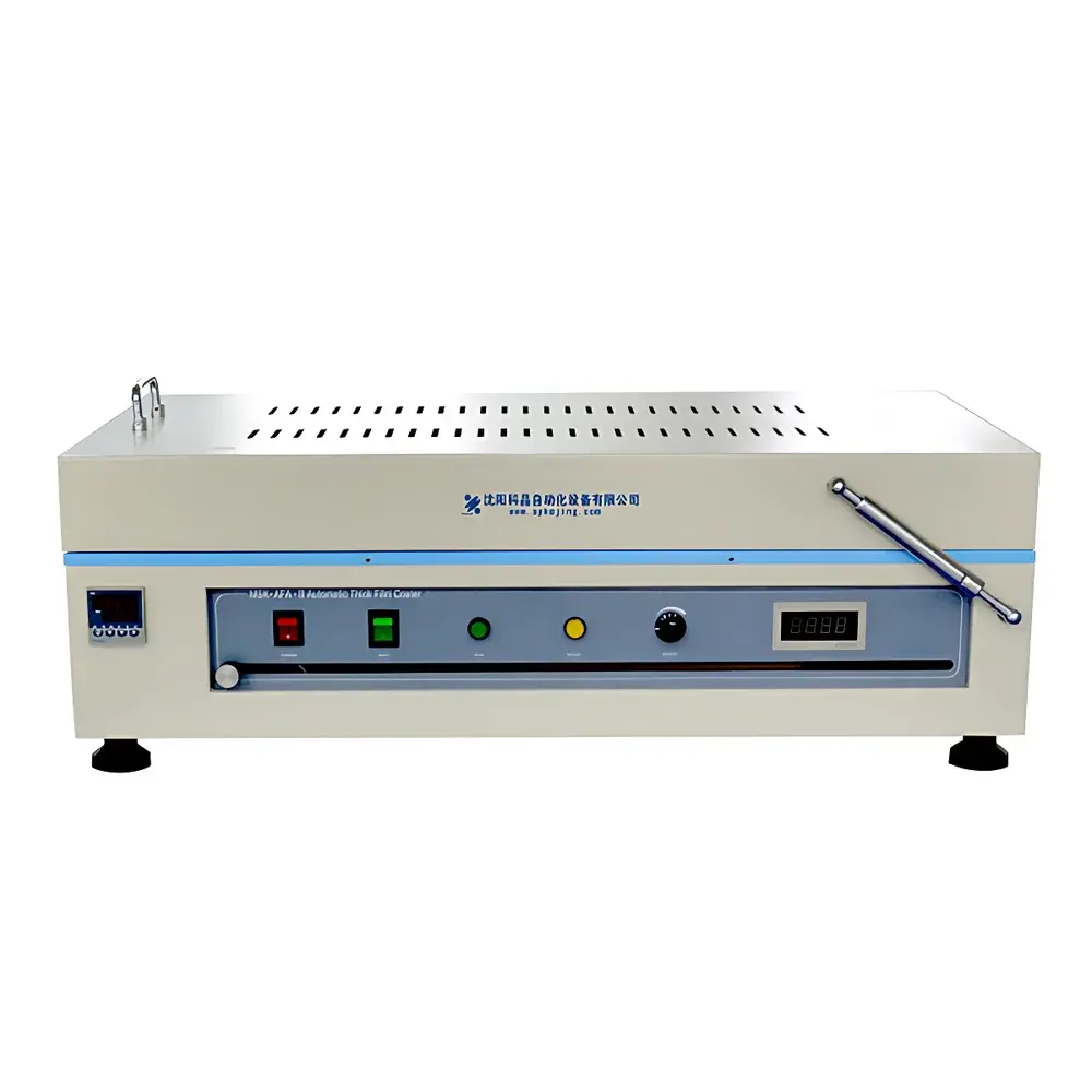 KJ GROUP MSK-AFA-IID Benchtop Automatic Doctor-Blade Coater with Integrated Vacuum-Assisted Hotplate Drying