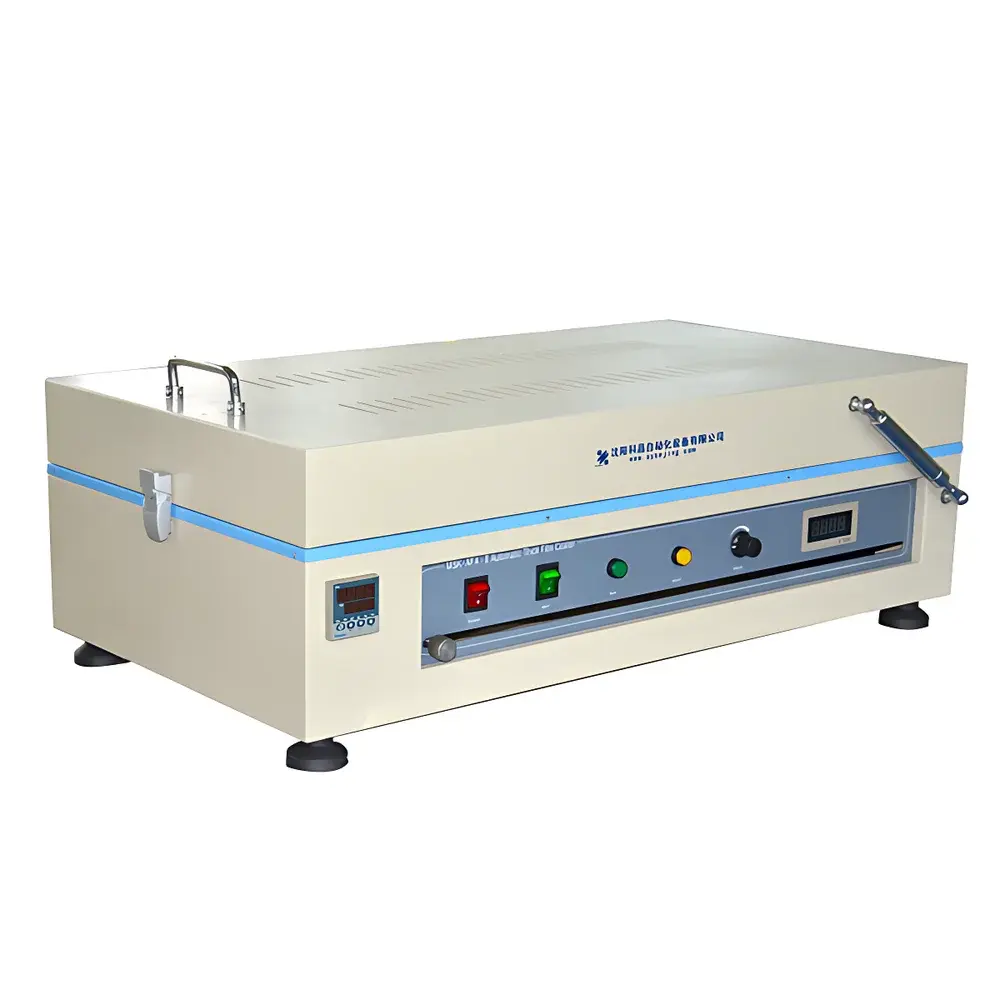 KJ GROUP MSK-AFA-IID Benchtop Automatic Doctor-Blade Coater with Integrated Vacuum-Assisted Hotplate Drying