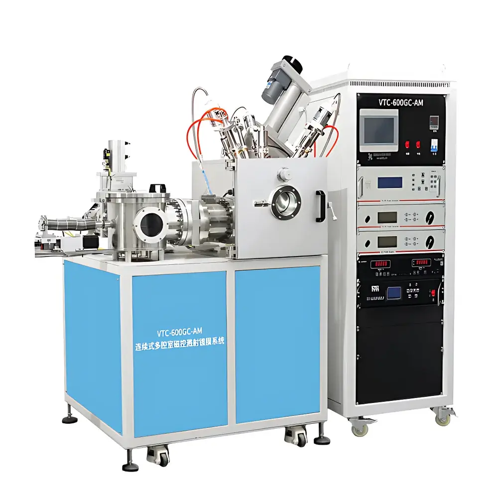 KJ GROUP VTC-600GC-AM Continuous Multi-Chamber Magnetron Sputtering Deposition System