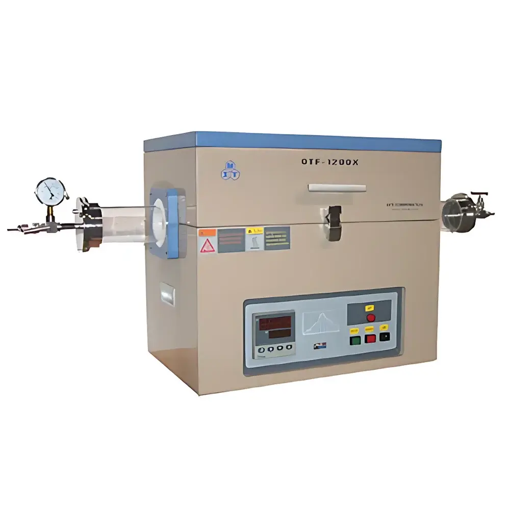 KJ GROUP OTF-1200X Single-Zone Opening-Type Vacuum Tube Furnace
