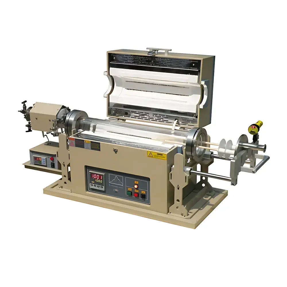 KJ GROUP OTF-1200X-4-NW Compact CVD Furnace for Nanowire Synthesis