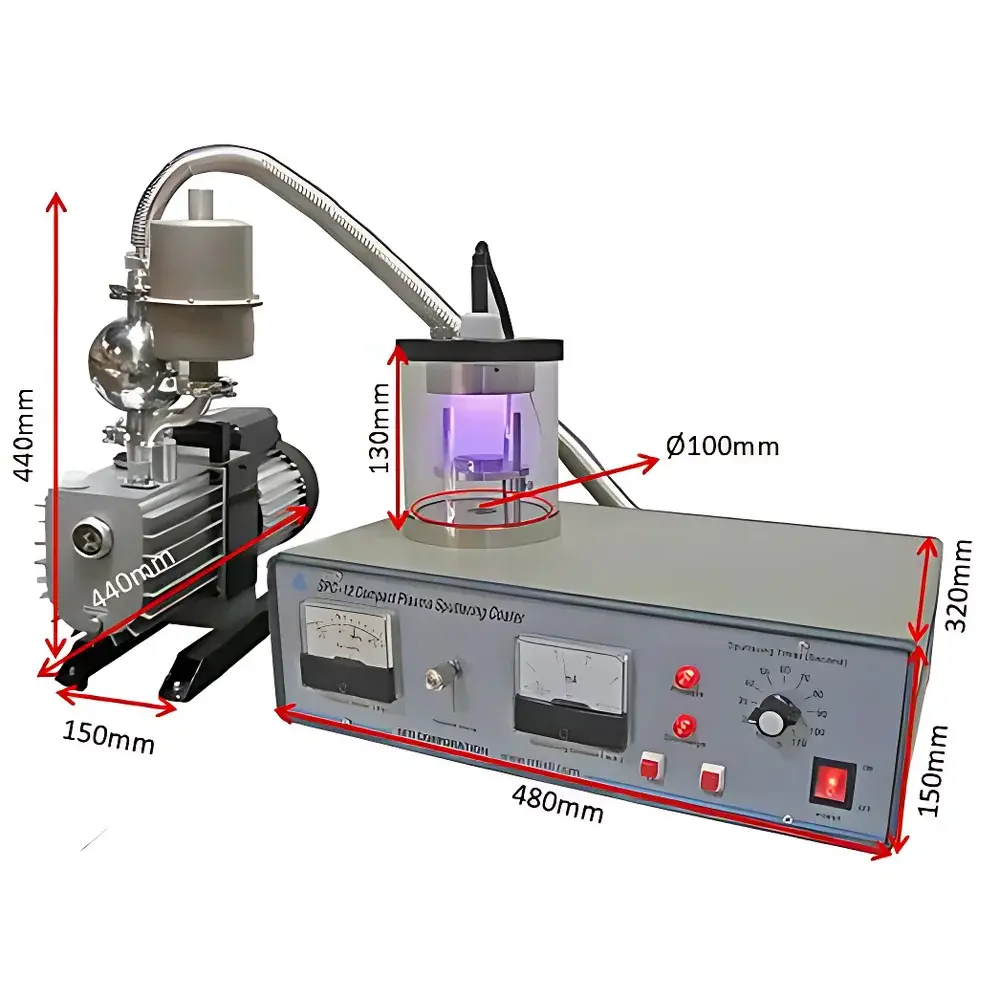KJ GROUP GSL-1100X-SPC-12 Plasma Sputter Coater