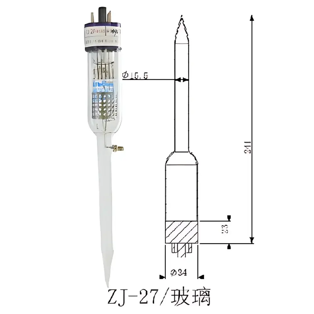 KJ GROUP ZJ-27 Bayard-Alpert Hot Cathode Ionization Gauge