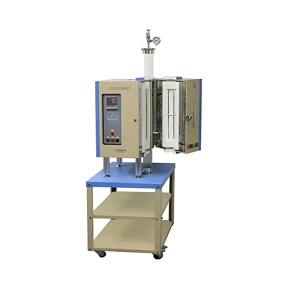 KJ GROUP OTF-1200X-80-VT Vertical Opening Tube Furnace