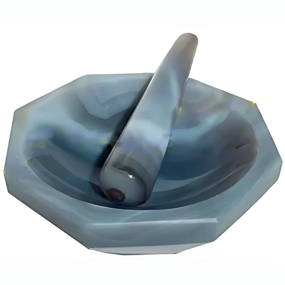 KJ GROUP SFM-8 Agate Mortar Grinder