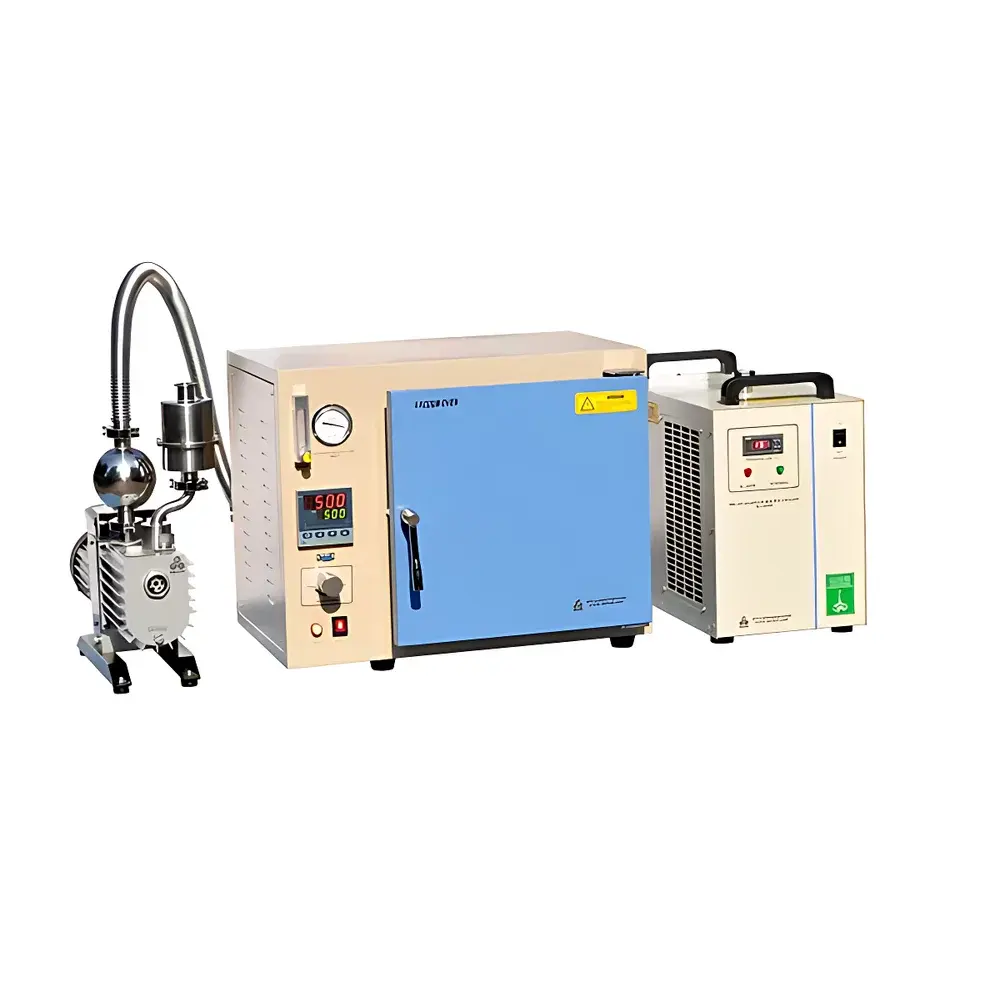 KJ GROUP DZF-6050-HT High-Temperature Vacuum Oven with Rotameter (53 L, 500 °C Max)