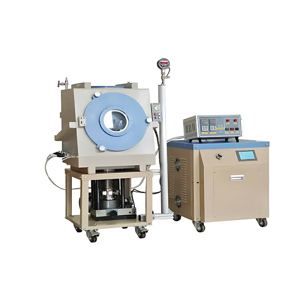 KJ GROUP VHP-5T-4 Electric Vacuum Hot Press System (Max. 500°C, 40 T Force)