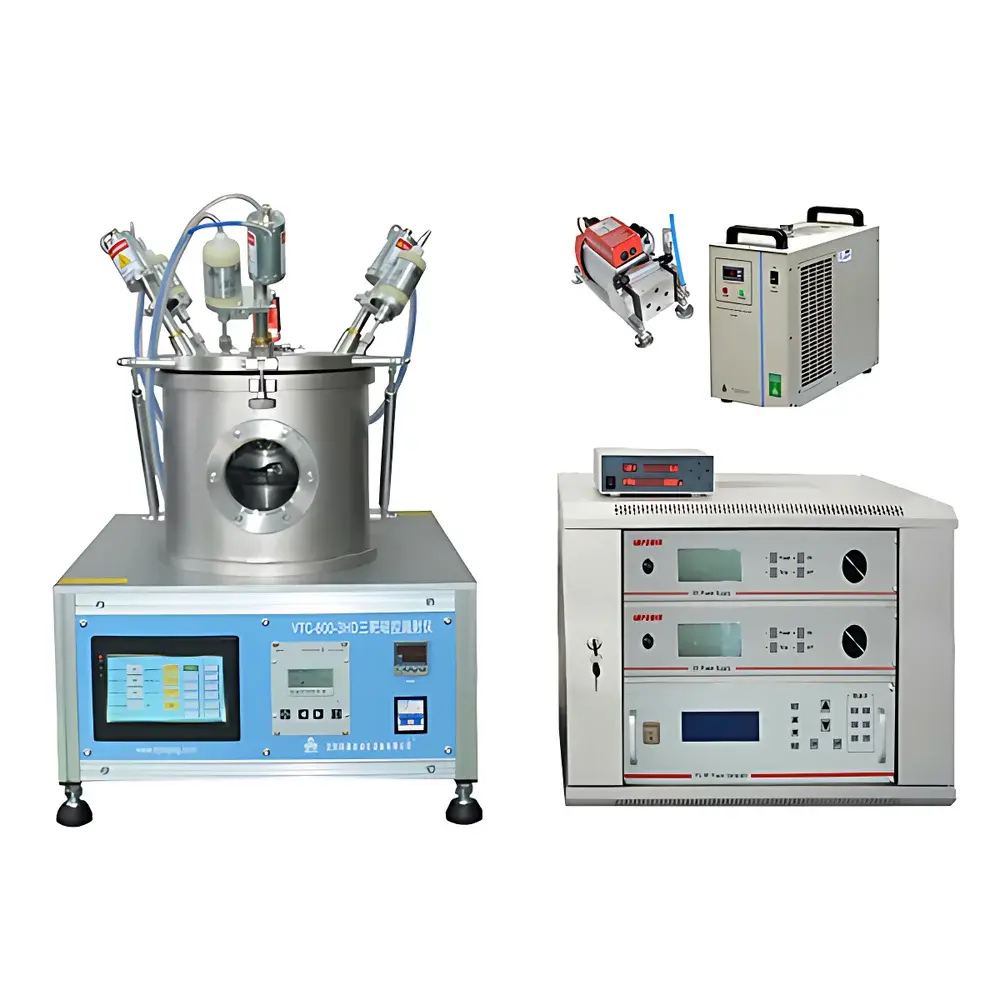 KJ GROUP VTC-600-3HD Triple-Target Magnetron Sputtering System