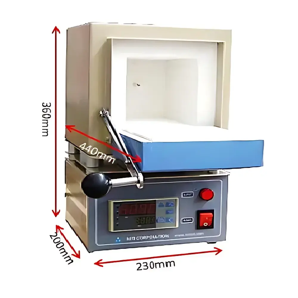 KJ GROUP KSL-1100X-S 1L Mini Benchtop Muffle Furnace (1100°C Max)