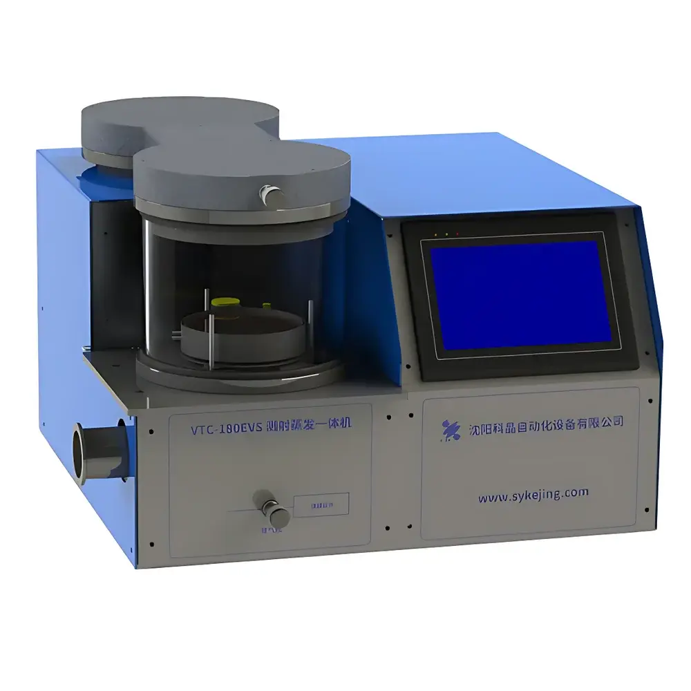 KJ GROUP VTC-180EVS Integrated Sputtering and Thermal Evaporation Coater