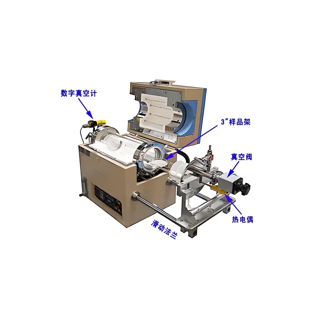 KJ GROUP OTF-1200X-4-RTP Compact Rapid Thermal Processing Furnace