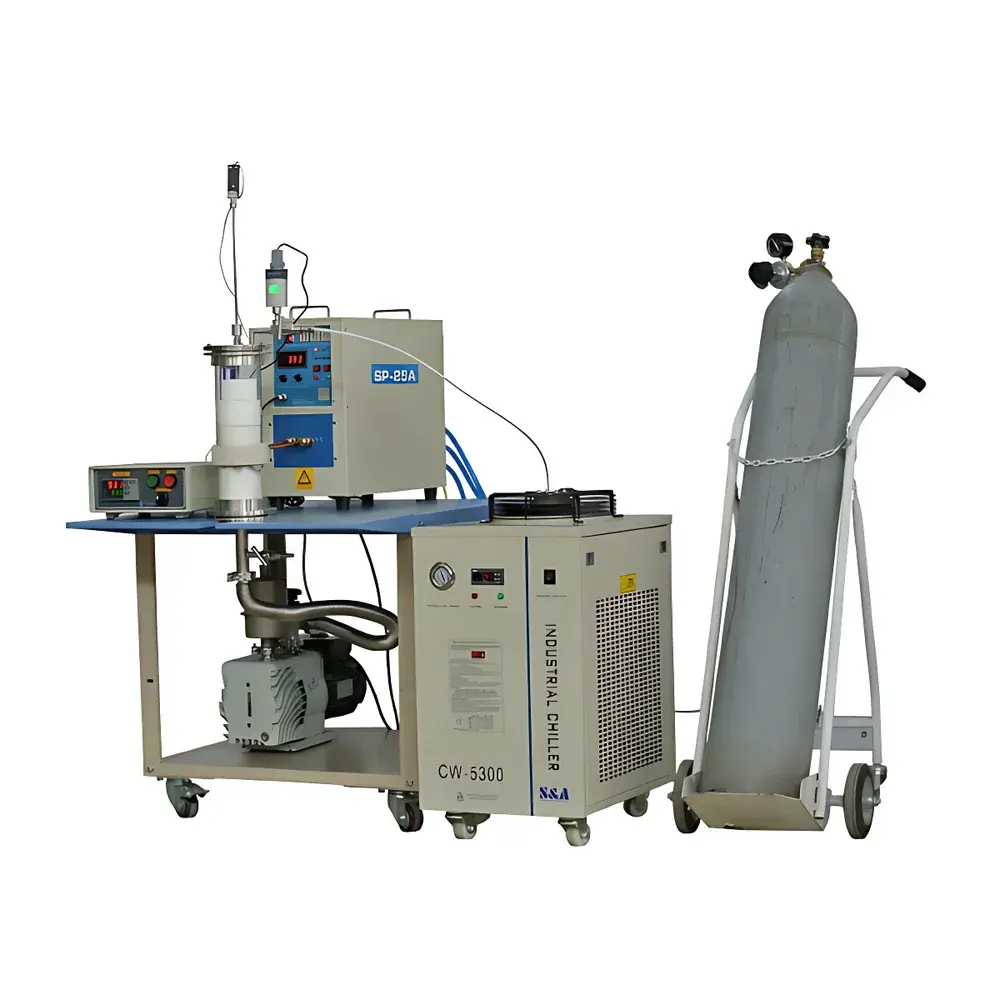 KJ GROUP SP-25TC 25 kW Programmable Temperature-Controlled Induction Melting Furnace