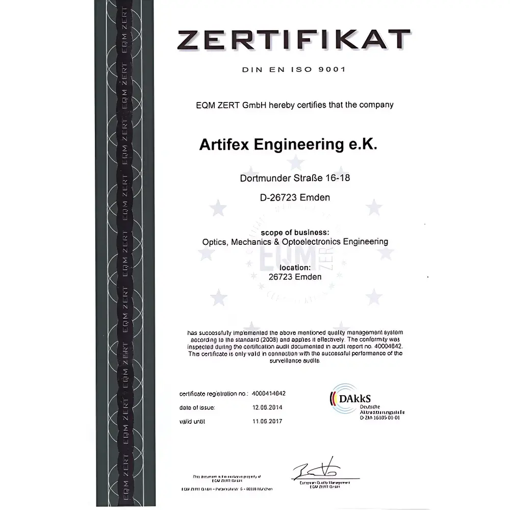 Artifex TZA500 High-Precision Programmable Transimpedance Amplifier