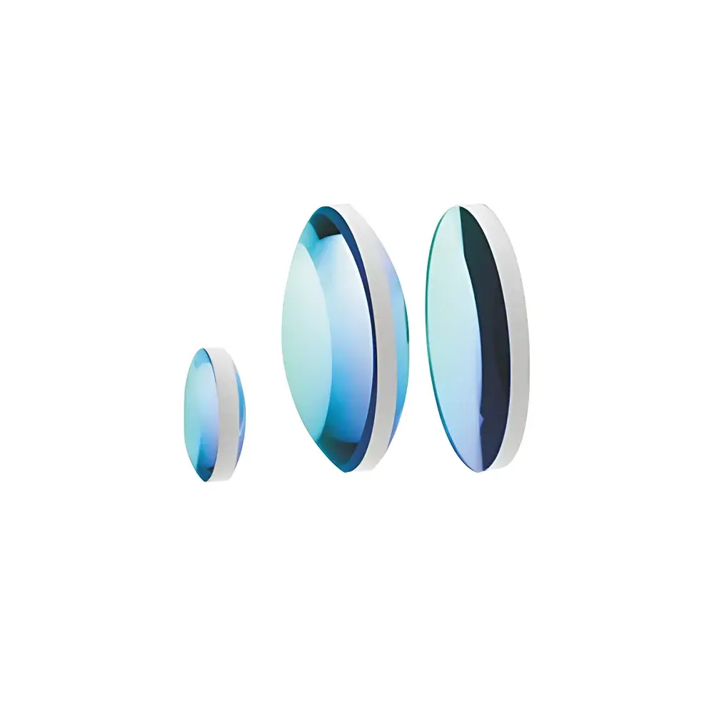 GL52 Calcium Fluoride (CaF₂) Double-Convex Lens – Uncoated & IR Anti-Reflective Coated (3–5 μm)