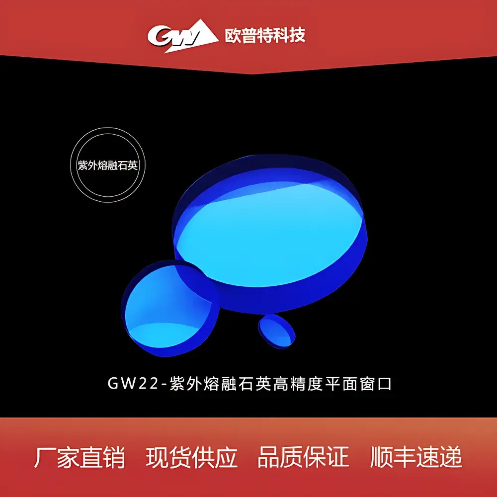 GW22 Ultra-Precision Fused Silica Flat Optical Window