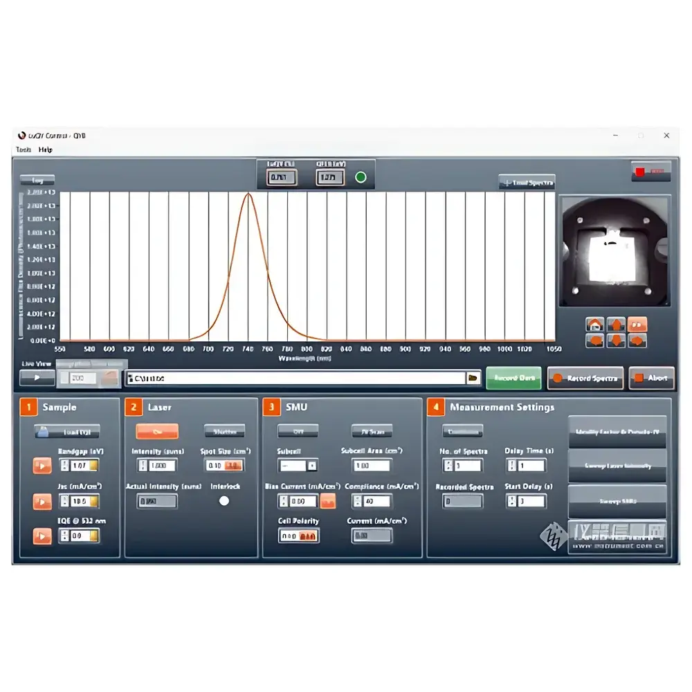 QYB PLQY Pro Absolute Electroluminescence & Photoluminescence Quantum Yield and Quasi-Fermi Level Splitting Measurement System