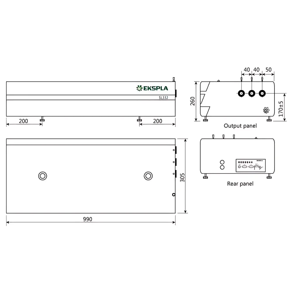 Ekspla SL330 SBS-Compressed Picosecond Laser System
