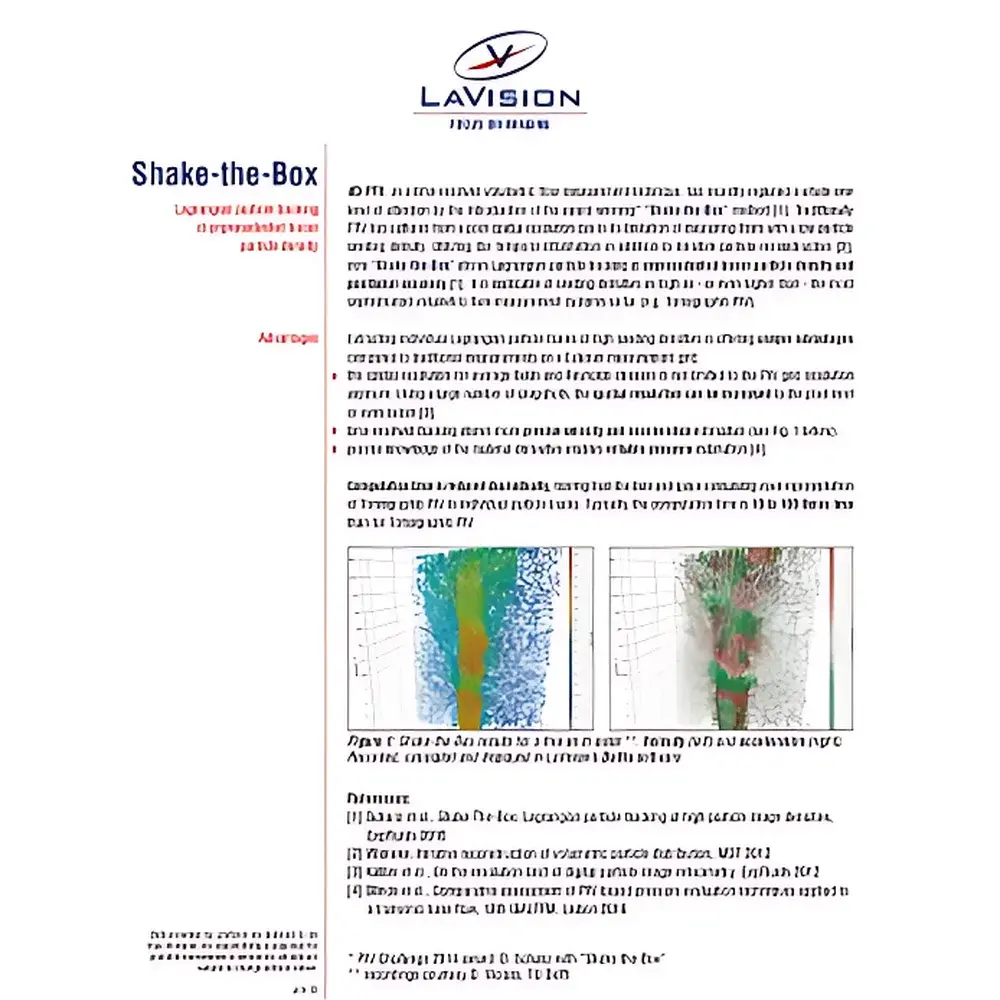 LaVision FlowMaster-STB 4D Particle Tracking Velocimetry (4D-PTV) System