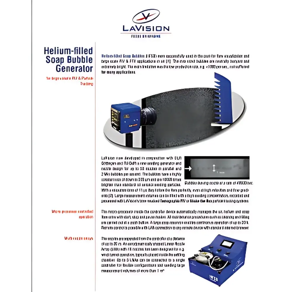 LaVision FlowMaster-STB 4D Particle Tracking Velocimetry (4D-PTV) System