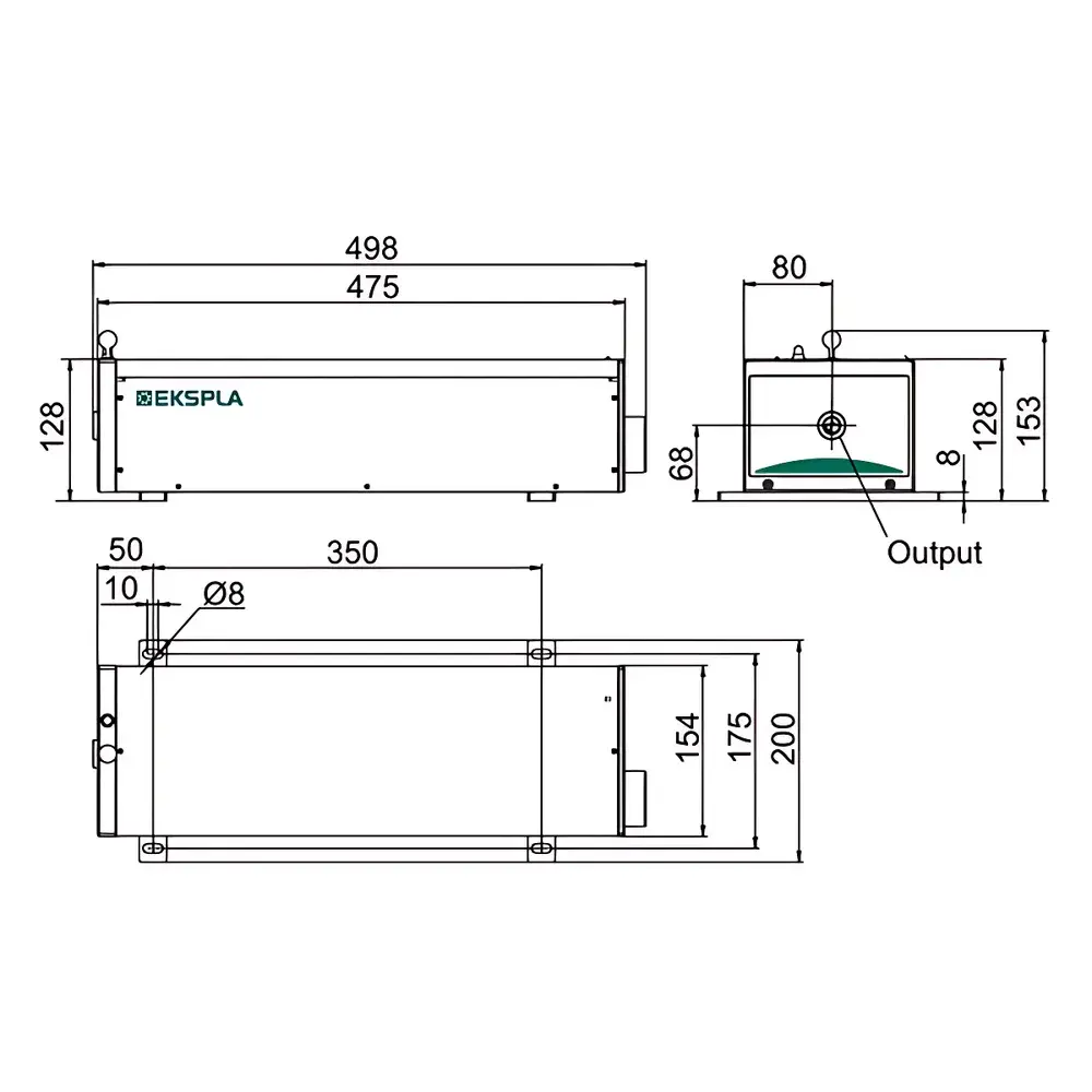 Ekspla NL300 Series Electro-Optically Q-Switched High-Energy Nd:YAG Laser