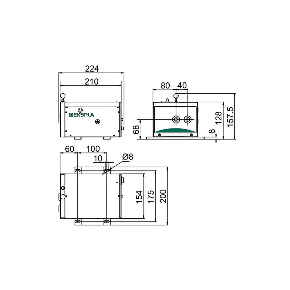 Ekspla NL300 Series Electro-Optically Q-Switched High-Energy Nd:YAG Laser