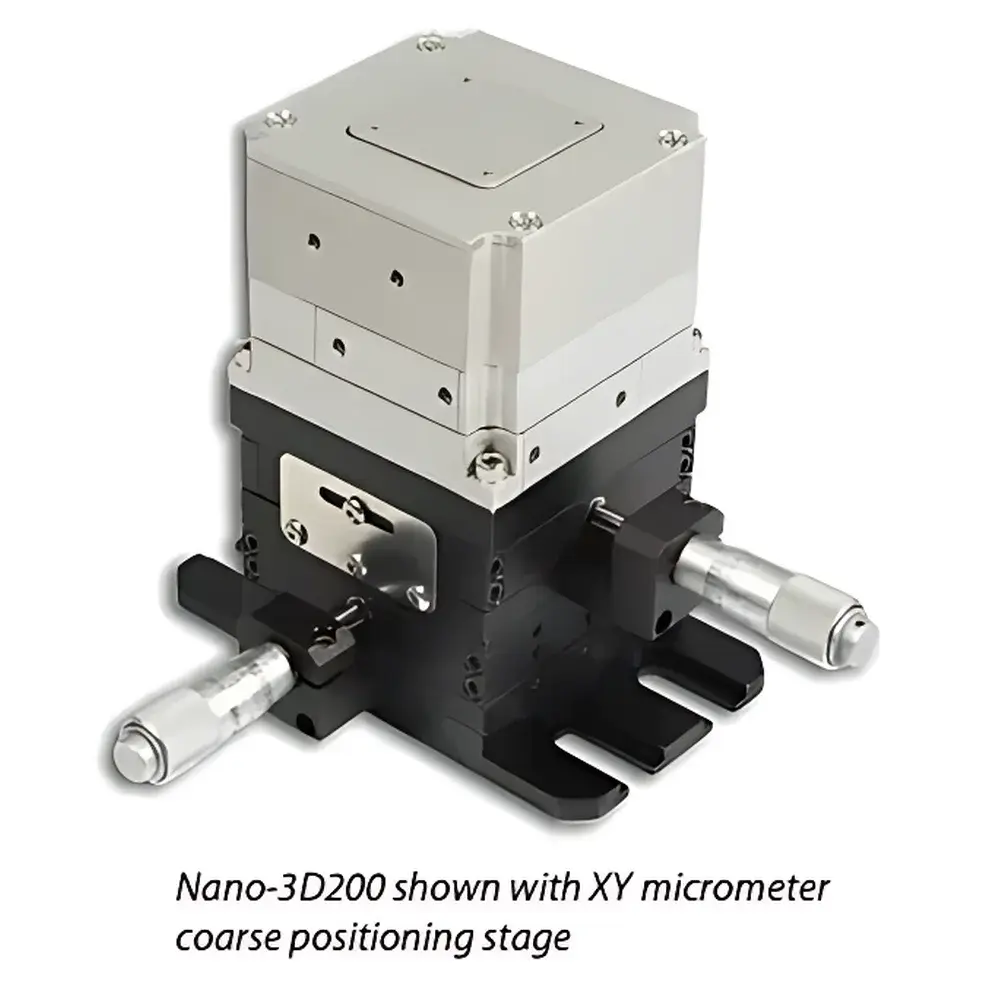 MCL Think Nano Nano-3D200 Three-Axis Closed-Loop Flexure-Guided Nanopositioning Stage