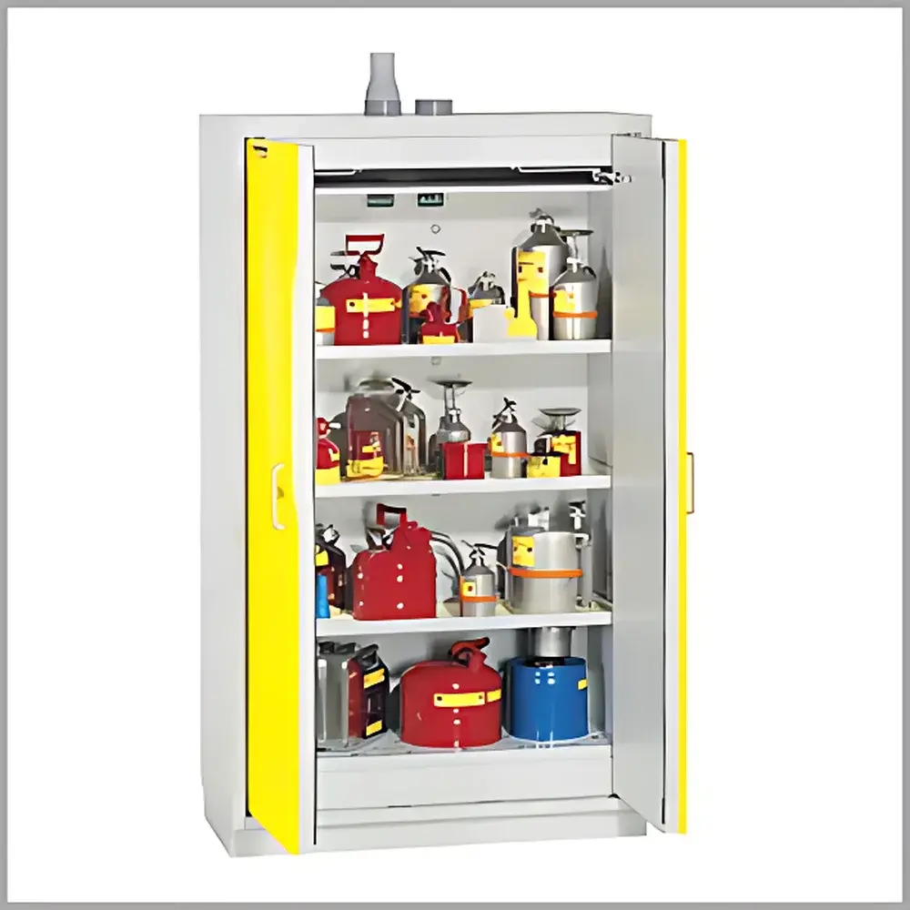 Dueperthal DUEPERTHAL Fire-Resistant Safety Cabinet with Pneumatic Folding Door